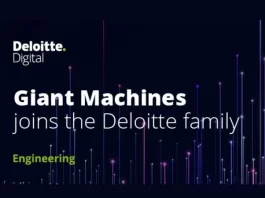 Deloitte has acquired Giant Machines, a digital product company based in New York City. The deal's total value was not made public. Deloitte will increase the scope of its end-to-end digital product strategy and development skills with the acquisition.