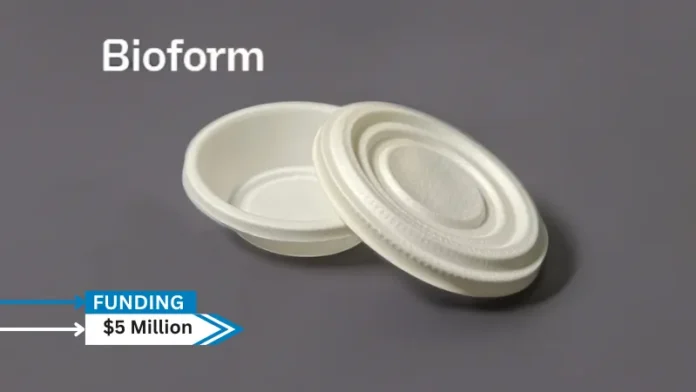 Canada-based materials science startup Bioform Technologies secures $5million in funding. Suzano Ventures made the investment. The funding will be used by the firm to expedite the development of its innovative bio-based plastic substitutes.
