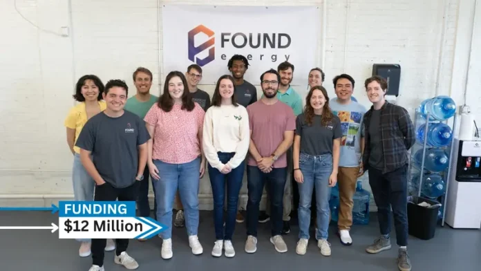Found Energy, a cleantech startup building industrial decarbonization solutions that harness the embodied energy of aluminum, secures $12million in seed funding.