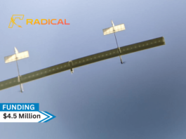 Radical, a high-altitude solar-powered aircraft maker, secures $4.5million in seed funding. Scout Ventures led the round, while Y Combinator and Inflection Mercury Fund also participated.