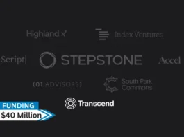 Transcend, a data privacy platform provider, secures $40million in series B round funding. New investor StepStone Group led the round, which raised a total of around $90 million. Other investors included HighlandX, Accel, Index Ventures, 01 Advisors (01A), Script Capital, and South Park Commons.