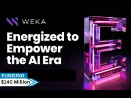 WekaIO (WEKA), the AI-native data platform company, has raised $140 million in an oversubscribed Series E funding round comprised of a combined primary and secondary transaction led by Valor Equity Partners, a previous investor in the company. Under the terms of the deal, Valor’s founder, CEO and Chief Investment Officer, Antonio Gracias, will join WEKA’s board.