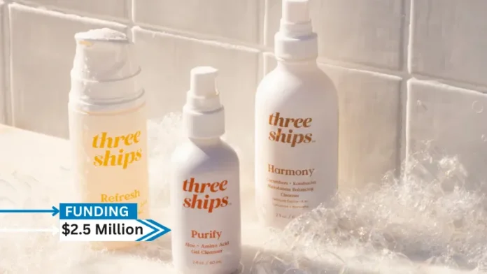 Three Ships Beauty, a natural skincare brand secures USD$2.5M in funding. The round was led by BDC Capital’s new Thrive Venture Fund with participation from strategic angel investors.