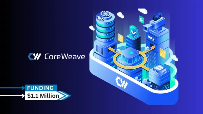 CoreWeave, the leading specialized cloud provider for AI, secures $1.1 billion in funding, led by Coatue, with participation from Magnetar who led the last primary round, as well as Altimeter Capital, Fidelity Management & Research Company, and Lykos Global Management.