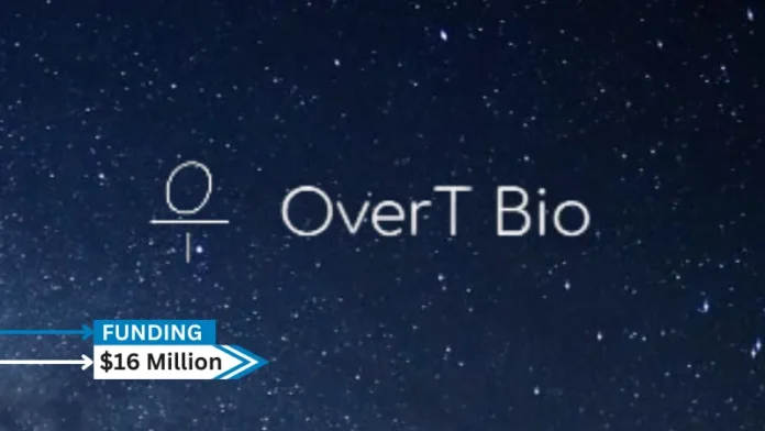OverT Bio, a data-driven company working to enable the curative potential of cell therapies in solid tumors secures $16million in seed funding.