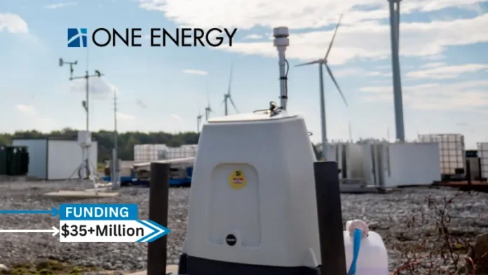 One Energy, a industrial power company and installer of on-site, behind-the-meter, wind energy in the United States secures $35+million in series A round funding.