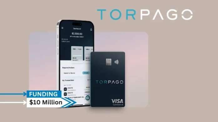 Torpago, a commercial credit card and spend management provider, secures $10million in series B round funding. Leading the round were EJF Ventures and Priority Tech Ventures, a division of Priority Technology Holdings, Inc.; other investors included BankTech Ventures and other current investors.
