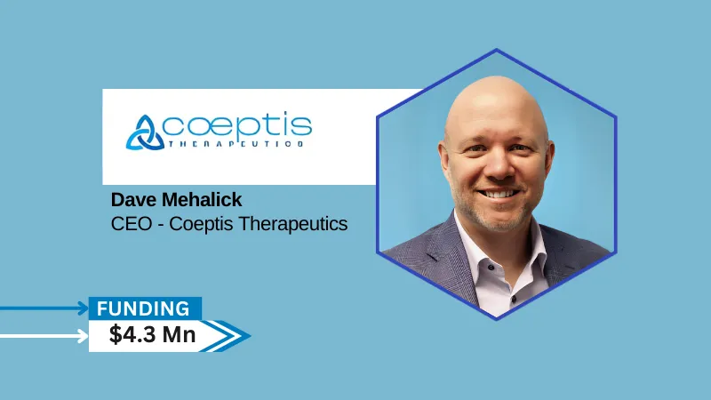 Coeptis Therapeutics Holdings, a biopharmaceutical company developing innovative cell therapy platforms for cancer, autoimmune, and infectious diseases has secured $4.3 million funding led by CJC Investment Trust, an entity controlled by board member Christopher Calise.Proceeds from this financing will be allocated towards repayment of outstanding obligations, working capital, and general corporate purposes.