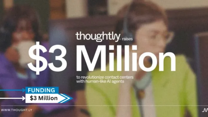 Thoughtly, a rapidly growing startup building AI voice agents for contact centers, secures $3million in seed funding with participation from Afore Capital, Greycroft, Expansion, and others.