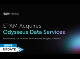 EPAM Systems, Inc , a leading digital transformation services and product engineering company, acquired Odysseus Data Services, Inc., a top health data analytics company.