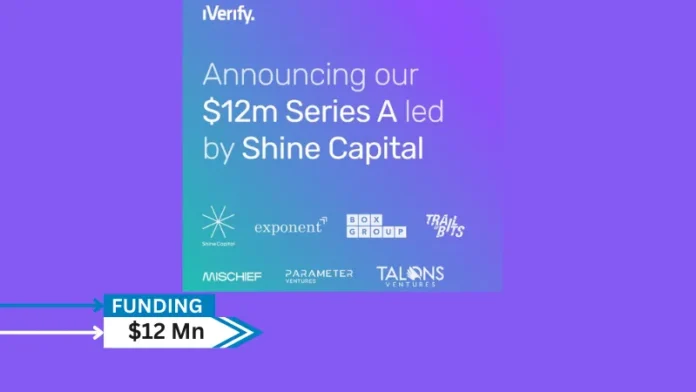 iVerify, the leader in advanced mobile EDR solutions, announced the closing of $12 million in Series A funding led by Shine Capital with participation from Exponential Founders Capital, Mischief Ventures, Box Group, Parameter Ventures, Talons Ventures, and Trail of Bits. The new investment will scale the company’s go-to-market operations and bring the full potential of mobile EDR – including automated response and remediation capabilities – to the Fortune 100. Additionally, Alex Hartz, Partner at Shine Capital, will join iVerify’s board of directors. This investment brings the company's total funding to more than $16 million.