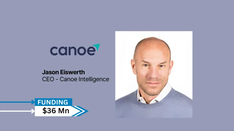 Canoe Intelligence, the financial technology company powering smarter alts management, today announced the completion of its Series C financing round of $36 million, led by Growth Equity at Goldman Sachs Alternatives with participation from existing investors F-Prime Capital and Eight Roads.