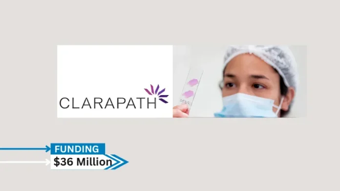 Clarapath, a medical robotics company automating the laboratory has secured $36 Million B-1 Funding led by Northwell Ventures with additional new strategic investors including CU Healthcare Innovation Fund, Mayo Clinic, and Ochsner Ventures, bringing the company's total funding to $75 million.