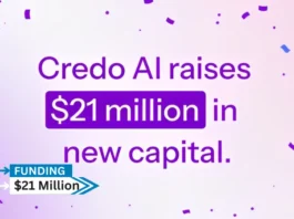 Credo AI has raised $21 million in new capital from CrimsoNox Capital, Mozilla Ventures, and FPV Ventures with participation from existing investors Sands Capital, Decibel VC, Booz Allen Hamilton, and AI Fund.