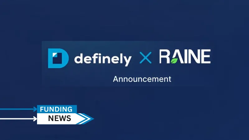 Definely, the UK-based LegalTech company focused on simplifying legal documents, today announces a strategic investment from Raine Ventures, the venture arm of US investment firm The Raine Group (“Raine”). This partnership marks a significant milestone in Definely's growth trajectory, building on its customer base which includes elite law firms and Fortune 500 companies such as A&O Shearman, Milbank LLP and Deloitte.