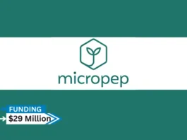 Micropep, the global leader in micropeptide technology, has raised $29 million Series B funding round along with its proprietary discovery platform, Krisalix. The funding round was led by Zebra Impact Ventures, and BPI Green Tech Investment.