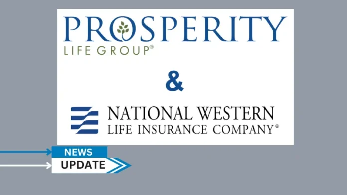 National Western Life Group, and Prosperity Life Group announced the closing of the previously announced acquisition of National Western by Prosperity Life Group company S. USA Life Insurance Company.