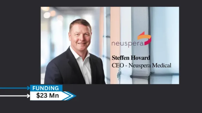 Neuspera Medical, a CA-based neuromodulation company pioneering the Neuspera Implantable Sacral Neuromodulation (SNM) System has raised $23 Million Series D Funding led by Vertex Ventures HC and Treo Ventures with participation by Action Potential Venture Capital, Windham Venture Partners, Olympus Innovation Ventures and another strategic investor.