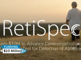 RetiSpec, developing medical AI for the early detection of Alzheimer’s disease through a simple eye test has secured $10M USD Series A Funding led by iGan Partners and included new strategic investors, Eli Lilly and Company and Topcon Healthcare, Inc., along with existing investors, Gentex Corporation, the Alzheimer's Drug Discovery Foundation's Diagnostics Accelerator, Verge HealthTech Fund, University of Minnesota's Discovery Capital, Ontario Brain Institute, Centre for Aging + Brain Health Innovation, and private investors.