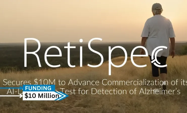 RetiSpec, developing medical AI for the early detection of Alzheimer’s disease through a simple eye test has secured $10M USD Series A Funding led by iGan Partners and included new strategic investors, Eli Lilly and Company and Topcon Healthcare, Inc., along with existing investors, Gentex Corporation, the Alzheimer's Drug Discovery Foundation's Diagnostics Accelerator, Verge HealthTech Fund, University of Minnesota's Discovery Capital, Ontario Brain Institute, Centre for Aging + Brain Health Innovation, and private investors.