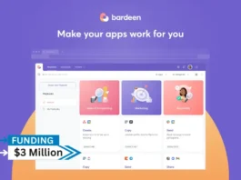 Bardeen excited to announce a $3 million strategic investment from Dropbox and Hubspot, and a brand new way to automate repetitive work with Bardeen. It's the next evolution of workflow automation built for the gen-AI age: a powerful and easily instructable agent trusted by over 300,000 users and companies like Deel, Miro, 10Web, and Kearney.