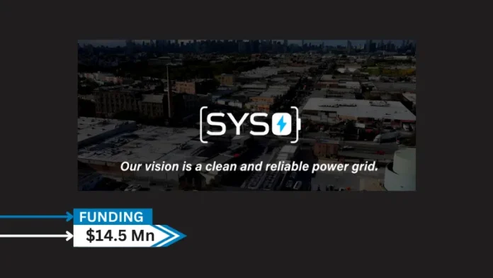 SYSO, a leading market operator of renewable energy and battery storage assets, has secured Series B funding round, raising $14.5 million.