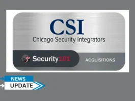 Security 101, a national provider of full-service commercial security solutions, announced today that it has acquired Chicago Security Integrators (“CSI”), one of its fastest-growing franchises.