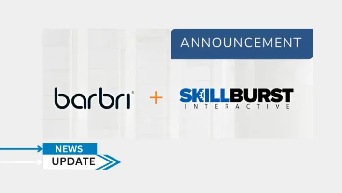 BARBRI, the trusted global leader in legal education, announces the strategic acquisition of SkillBurst Interactive, a digital learning innovator for law firms and their clients. SkillBurst's offerings align with BARBRI's ongoing commitment to expanding its services in professional education.