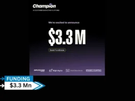 Champion, the AI-powered customer advocacy platform, announced the closing of its oversubscribed $3.3 million Seed round led by Flyover Capital, with continued investment from High Alpha and participation from Bread & Butter Ventures and Stage 2 Capital.