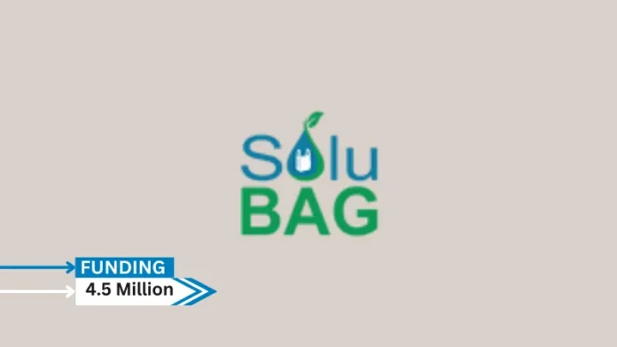 [Funding news] FL-based Solubag Secures $4.5Million in Series A Round Funding