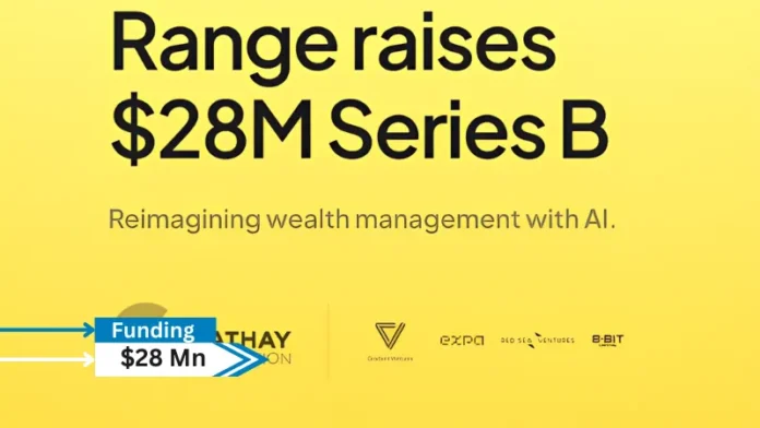 Range, the all-in-one AI WealthTech platform, raised $28 million in Series B funding, led by Cathay Innovation and joined by Gradient Ventures and other investors. This round brings the company’s total funding to $40 million.