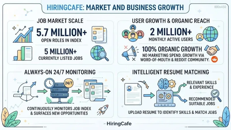 HiringCafe Market and Business Growth