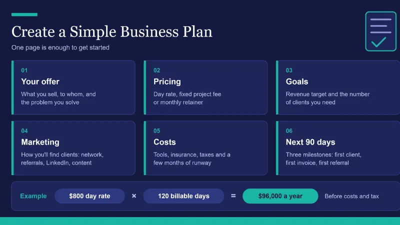 Create a Simple Business Plan