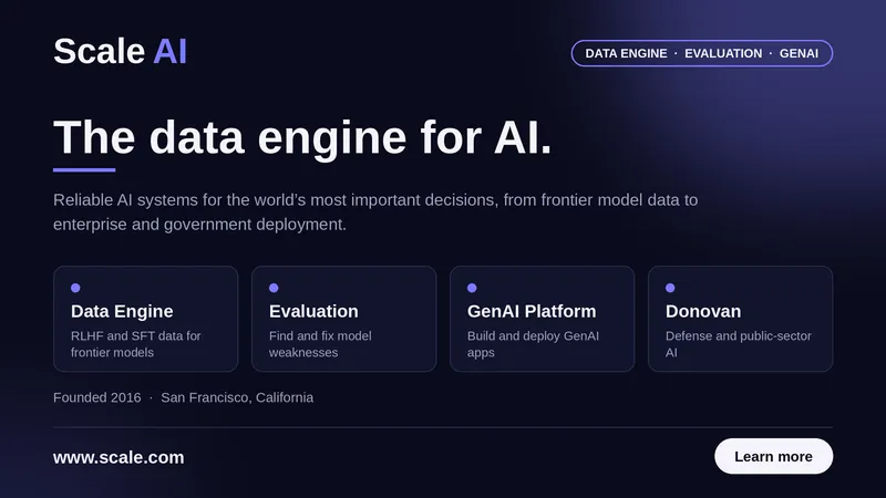 Scale AI: the data engine for AI
