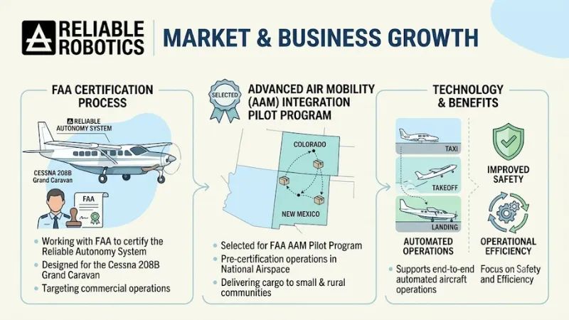 Reliable Robotics Market and Business Growth